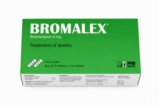 Bromalex (Bromazepam) 6mg