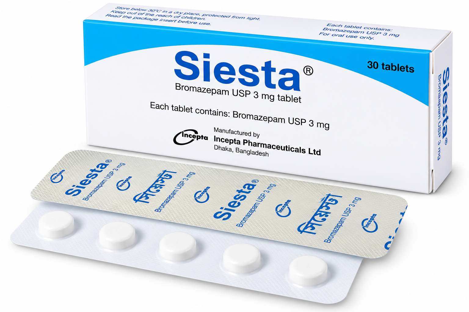 Bromazepam 3mg (Siesta)
