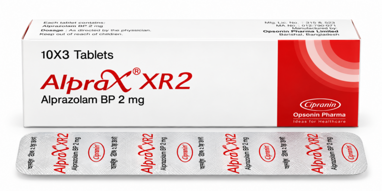 Alprazolam 2mg (Alprax XR2)